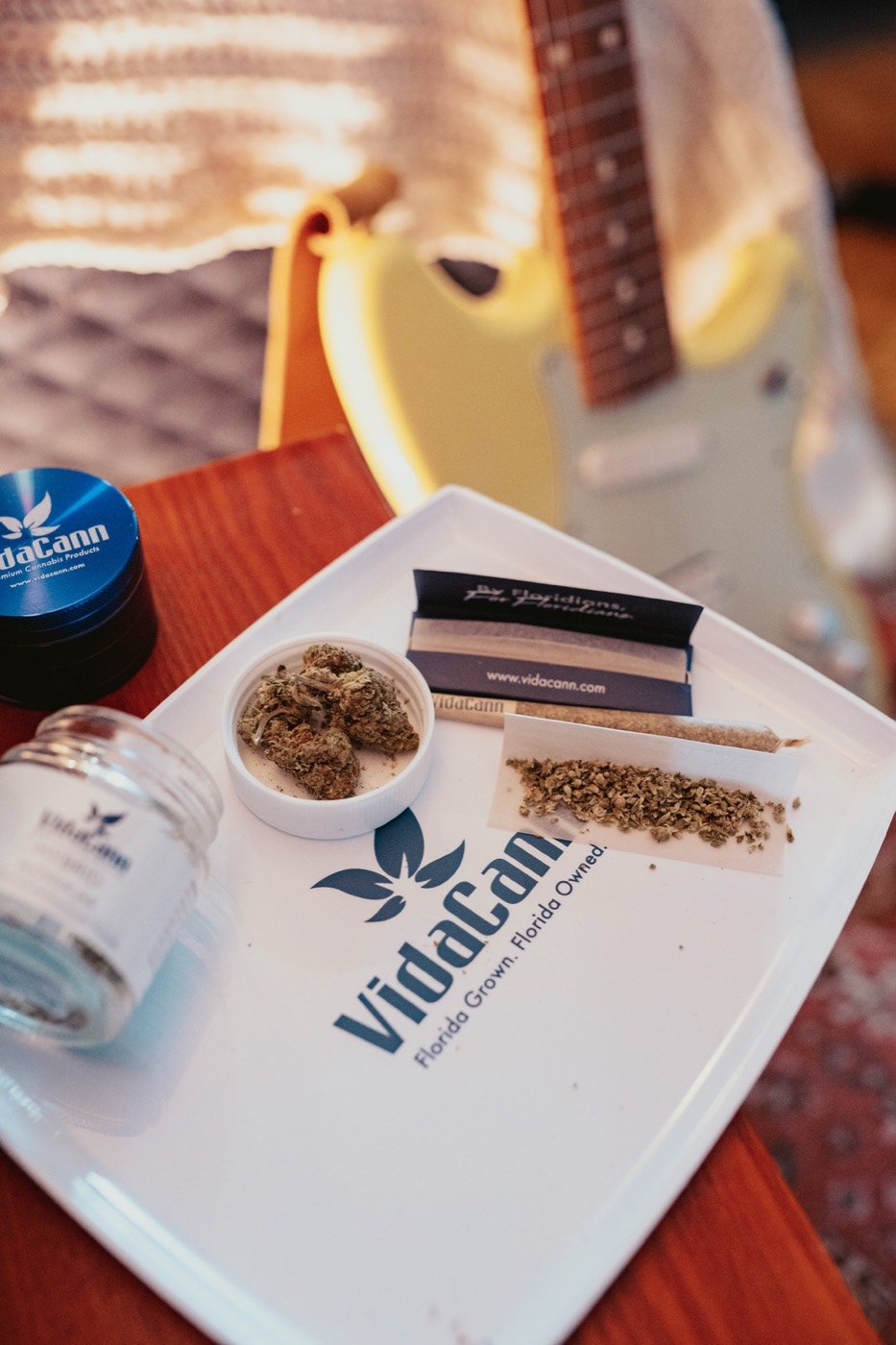 VidaCann preroll tray lifestyle