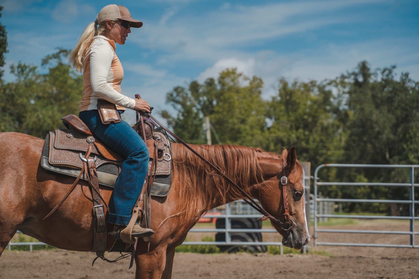 Windermere cowgirl horseback riding