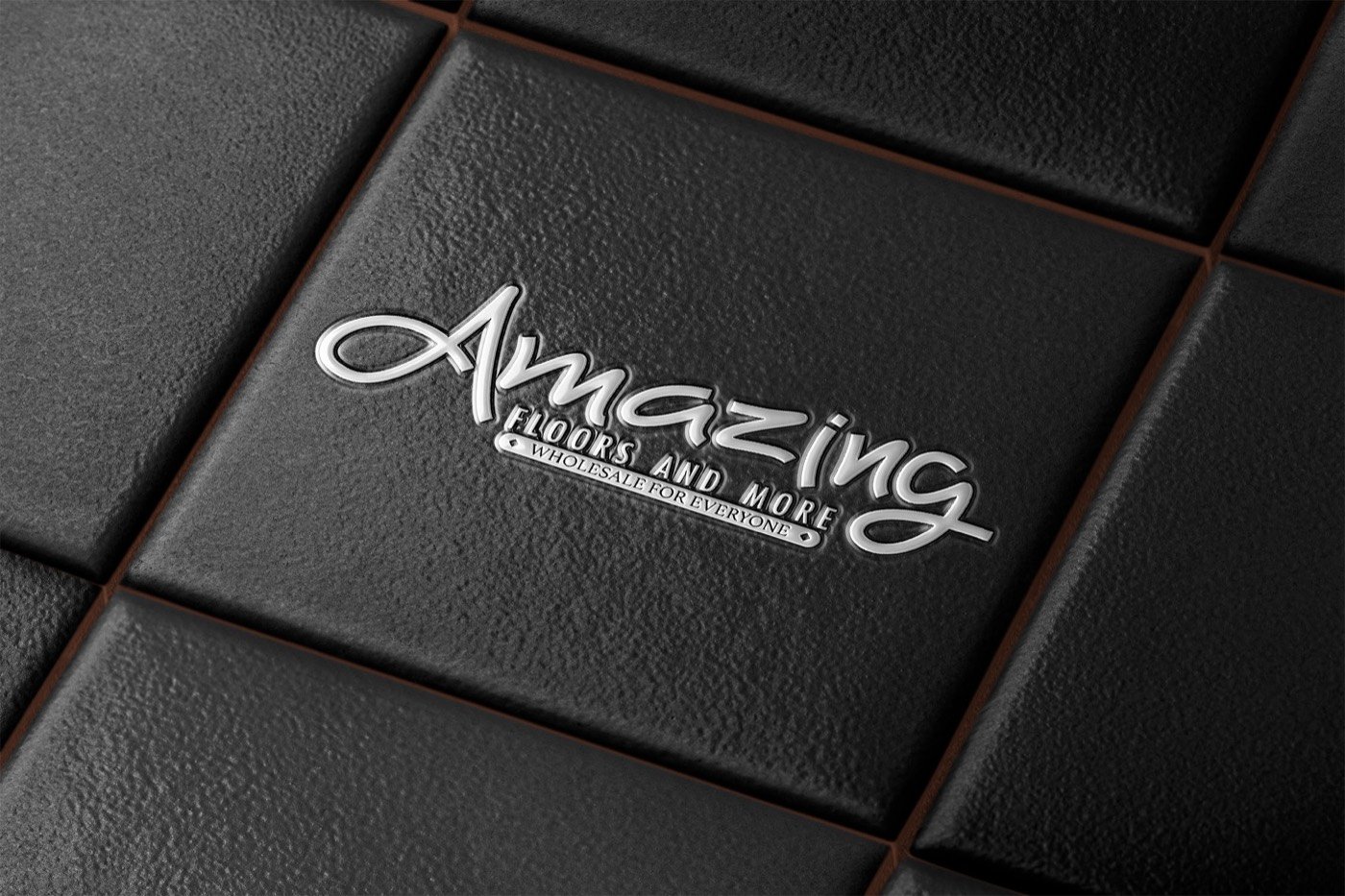Amazing Tile logo mockup