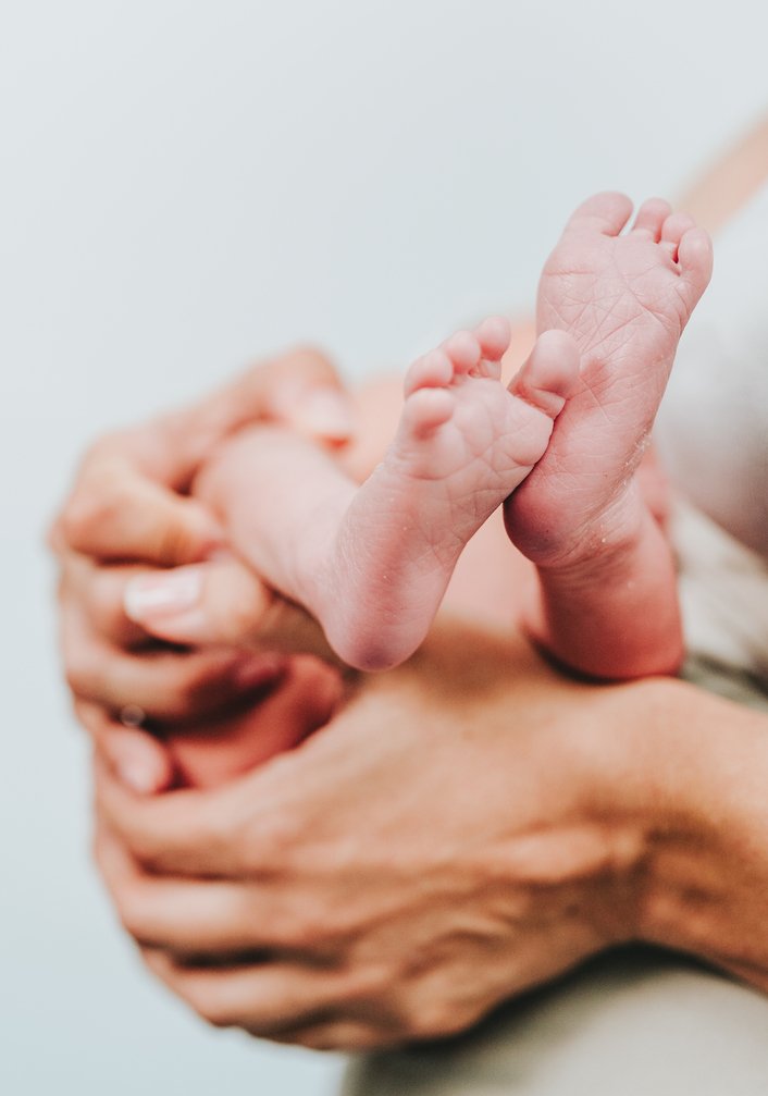 Newborn family session